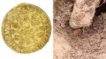 Descoperire rară: tezaur de monede medievale găsit de doi căutători de comori