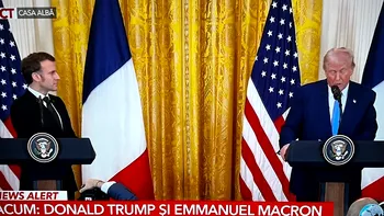 Emmanuel Macron și Donald Trump, primele declarații după discuția de la Casa Albă: „Ne-am întâlnit să punem capăt unui război oribil”