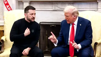 Cadoul cu semnificație puternică pe care Volodimir Zelenski i l-a oferit lui Donald Trump înainte de disputa din Biroul Oval