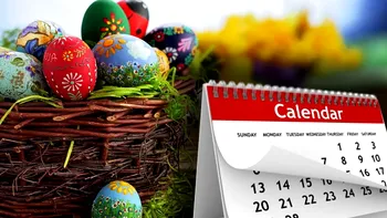 Câte zile libere vor avea românii de Paște 2025? Calendarul minivacanței din aprilie