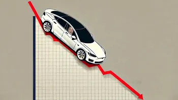 Prăbușirea Tesla se accelerează: 4 motive pentru care acțiunile companiei au scăzut cu 53%