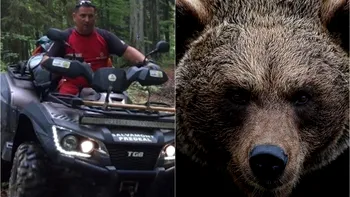 Cum a fost atacat de ursoaică şeful Salvamont Predeal. Este în stare critică. Totul s-a întâmplat pe o stradă frecventată şi de turişti