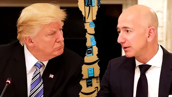 Trump, furios, l-a sunat pe Jeff Bezos după ce a aflat că Amazon vrea să afișeze cât din prețul produselor reprezintă taxele impuse chiar de el