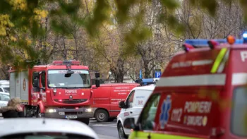 Explozie într-un bloc din Balș, judeţul Olt. A fost activat Planul Roșu de Intervenție