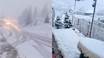 Ninge în Bucureşti, în aprilie. Episod de iarnă autentică în mai multe zone. Anunţul Infotrafic pentru şoferi