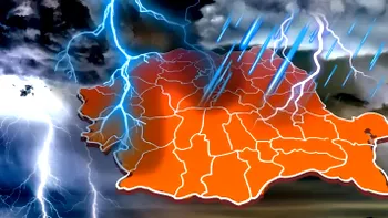 Cod portocaliu ANM, vineri seară. Va ploua torențial în mai multe regiuni din țară, ce județe sunt vizate de noua alertă meteo. Mesaj Ro-alert în București