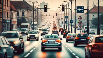 A depășit o coloană de mașini pe contrasens, dar nu a mai putut reveni fără un accident. Un șofer nu i-a dat prioritate, cine e de vină