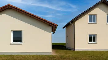 Distanța între două clădiri pe același teren. Calcul exact pentru a nu avea probleme cu legea