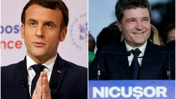 Emmanuel Macron, mesaj în română pentru Nicușor Dan după ce a câștigat alegerile prezidențiale. Liderul francez l-a sunat personal