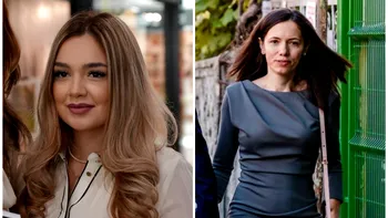 Partenera de viață a lui Nicușor Dan vs. soţia lui George Simion. Ce au făcut Mirabela Grădinaru şi Ilinca în timpul dezbaterii electorale. Foto