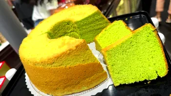 Prăjitura verde neon te face să uiţi de ciocolata Dubai. Face furori în toată lumea deja