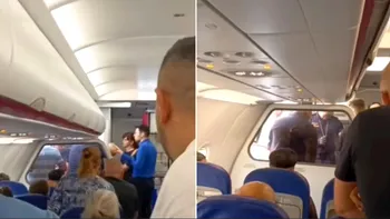 Scandal într-un avion Wizz Air pe Otopeni. 9 pasageri au fost dați jos după ce au vrut „să-l bată pe pilot!”