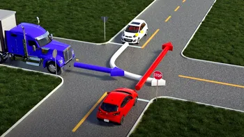 Testul rutier la care greșesc aproape 99% dintre șoferi. Care este ordinea corectă de trecere prin intersecție?