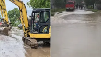 Restricţii de circulaţie pe mai multe drumuri naţionale din ţară, din cauza ploilor abundente. Şi traficul feroviar este afectat între Predeal şi Timişu de Sus