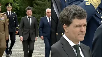 Nicuşor Dan, la festivităţile de Ziua Eroilor. Este prima apariţie la un eveniment oficial, imagini cu preşedintele emoţionat
