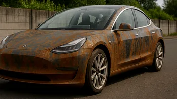 „Afară-i vopsit gardul”, înăuntru-i plin de rugină. Încă o problemă pentru Elon Musk, rapiditatea cu care se degradează mașinile Tesla