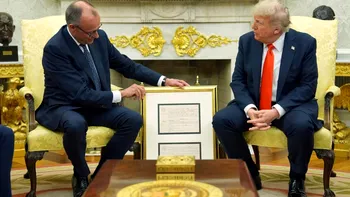 Friedrich Merz, întâlnire cu Donald Trump la Casa Albă. Cadoul inedit oferit cadou preşedintelui american: 