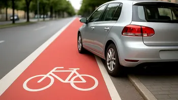 Cât te costă dacă oprești pe pista de biciclete. Amenzi și penalizări mari pentru șoferi