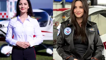 La doar 34 de ani, Alina este o femeie instructor de succes în Aviația Generală din România. Cum a reușit să se impună într-o lume dominată de bărbați