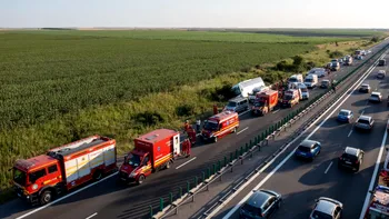 UPDATE: Un antrenor de la CSM Oradea a murit în accidentul autocarului de pe A2. Un băiețel de 9 ani a făcut stop cardiac și este în stare gravă la Spitalul Grigore Alexandrescu din București