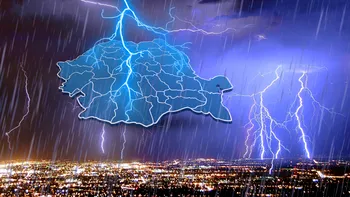 O nouă atenționare meteo: 12 județe intră la noapte sub alertă de ploi torențiale. Cod de vreme severă până sâmbătă dimineață