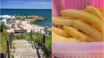 Cât a plătit o familie pe un prânz la Eforie Nord. Au cumpărat totul de la patiserie și de la tarabe. Când au văzut prețul cartofilor i-a bufnit râsul