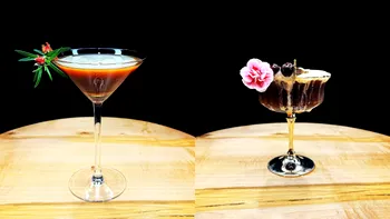 Cum faci un cocktail clasic în două variante, Espresso Martini tradițional și în varianta românească. Vișinata și romul Haiduc sunt ingredientele secrete