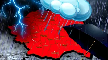 Alerta ANM. Cod roșu în Iași și Neamț: avertizare de grindină mare și vânt violent