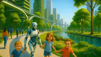 I-am cerut noului ChatGPT-5 să-mi spună cum va fi anul 2030, în 5 imagini ilustrate, iar rezultatul a fost unul încrezător