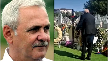 Liviu Dragnea a mers la mormântul lui Ion Iliescu. De ce a lipsit de la înmormântare: „Asa cum am promis”