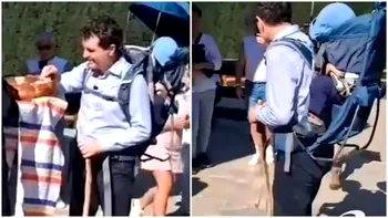 Nicușor Dan a mers în pelerinaj la mănăstirea Arsenie Boca. Starețul de la Prislop i-a pregătit o primire specială - ce i-a oferit președintelui
