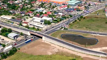 Pasajul suprateran peste DN1, în zona Therme, este deschis circulației. Construcția a fost montată într-o singură noapte