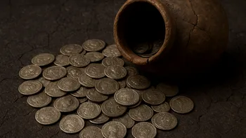 Primul tezaur de monede goților din România, expus la Muzeul Național de Istorie