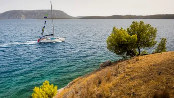 Un român și cei doi copii ai săi, la un pas de înec în Thassos după ce au ieșit la o plimbare cu barca. Gestul care le-a salvat viața