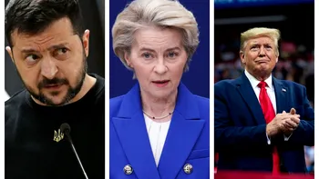 Von der Leyen, Zelenski și Trump. Ce mesaje transmit liderii înainte de întâlnirea de la Washington