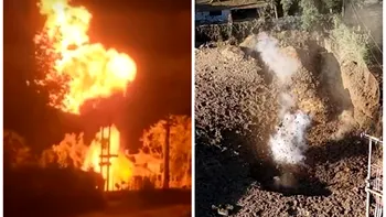 Incendiul izbucnit în urma exploziei de la Amara a fost stins. Autoritățile au măsurat emisiile de gaze din zonă