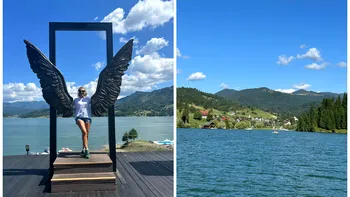 Plaja din România care a cucerit-o pe Mirela Vaida. Lacul şi muntele au impresionat-o: “Mi-au trebuit 43 de ani să ajung aici”