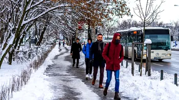 Iarna vine mai repede decât ne-am fi aşteptat. Când ar urma să ningă în Bucureşti, conform Accuweather