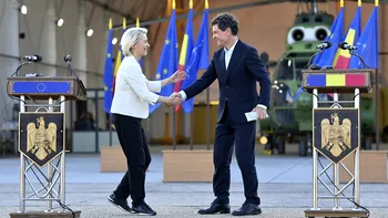 Moment dificil pentru Nicușor Dan, la întâlnirea cu Ursula von der Leyen. Un militar a vrut să intervină imediat