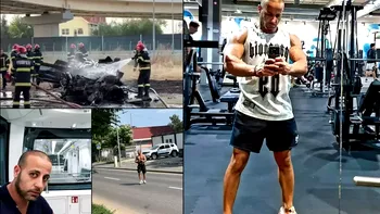 Un bărbat a murit carbonizat după ce mașina sa a căzut de pe pasajul Berceni și a luat foc. Ce se știe despre victimă
