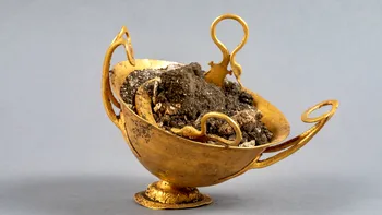 Descoperire arheologică excepțională la Callatis: vase de aur și argint prezentate la Muzeul Național de Istorie