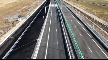 Primele imagini de pe A7 Mizil - Pietroasele. Lotul a fost deschis, cât timp scutesc şoferii?