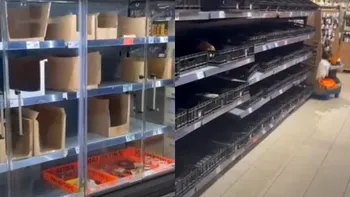 Imagini din magazinele goale din Constanța. Oamenii au golit rafturile după apelul autorităților