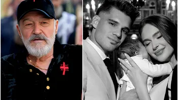 Toată lumea se aştepta ca Gigi Becali să fie naşul nepotului lui Gică Hagi. Motivul pentru care micuţul Giorgios nu a fost botezat de latifundiar .