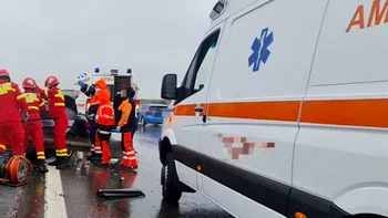 Trafic blocat pe A1, sensul Bucureşti - Piteşti. Un grav accident a avut loc în dreptul localităţii Palanca