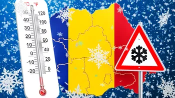 Cod portocaliu de ninsori, ploi abundente și lapoviță. Vreme severă şi în Bucureşti