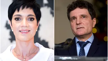 Delia Dinu l-a salvat pe Nicușor Dan de la o greșeală stânjenitoare. Președintele s-a încurcat la deschiderea NATO-Industry Forum