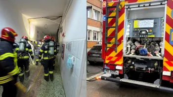 Plan roșu de intervenție la Spitalul Județean Reșița, după apariția unui fum gros într-o încăpere cu aparat RMN