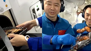 Astronauții chinezi au făcut primul grătar din istoria omenirii în spațiu