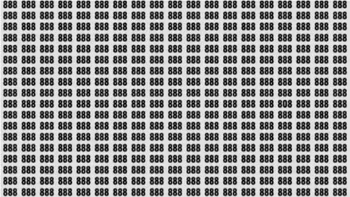 Test de atenţie. Găseşte numărul 808 printre 888 în 7 secunde